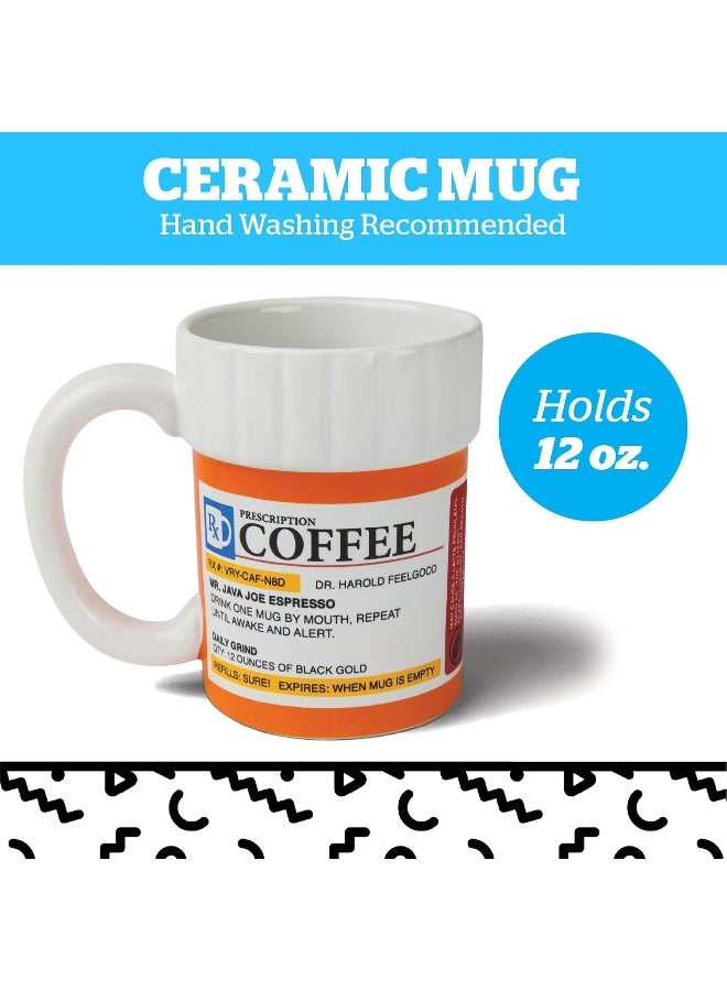 BigMouth Inc. Coffee Mug with A Fun Prescription, Cute Mugs, for Coffee Lovers - Image 4
